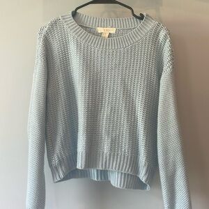 Light blue super cute stylish sweater medium